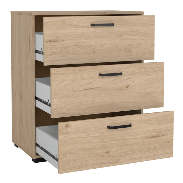 Sofia Chest 3 drawers Jackson Hickory