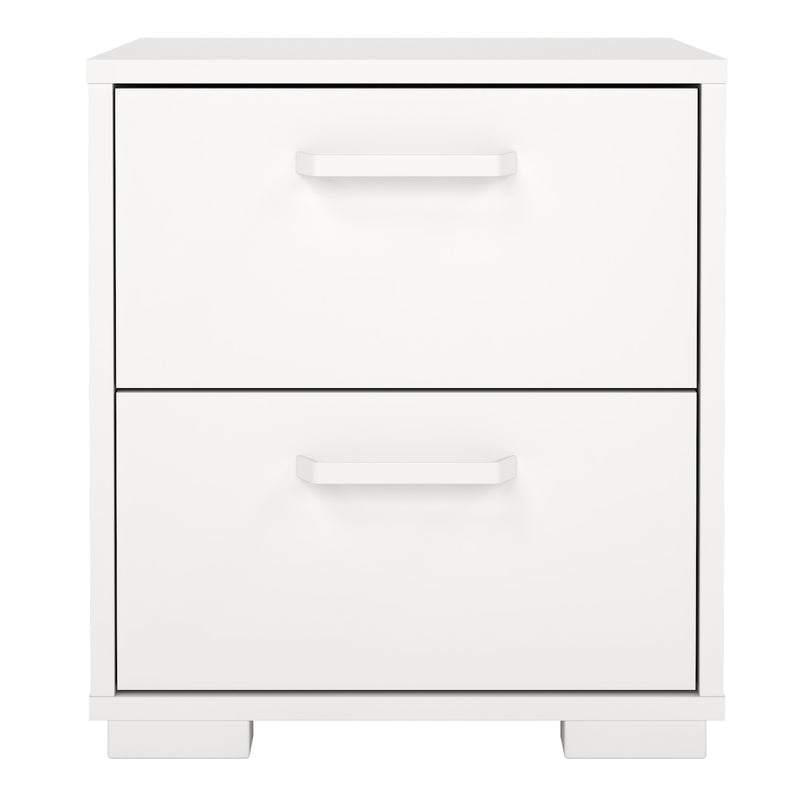 Sofia Nightstand 2 drawers White
