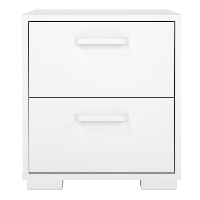 Sofia Nightstand 2 drawers White