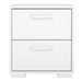 Sofia Nightstand 2 drawers White