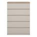 Naia Chest of 5 drawers in Cashmere Jackson Hickory