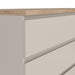 Naia Wide Chest of 6 Drawers (3+3) in Cashmere Jackson Hickory