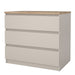 Naia Chest of 3 drawers in Cashmere Jackson Hickory