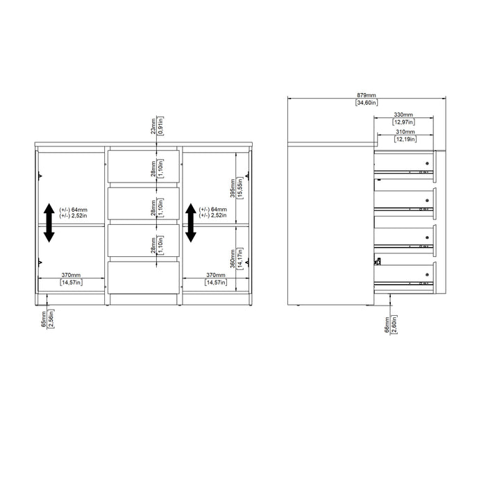 Naia Sideboard in White