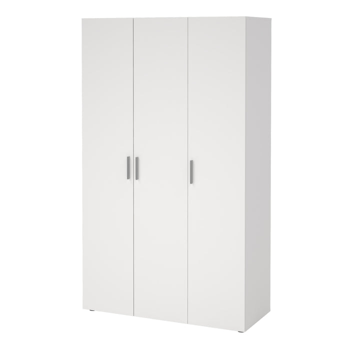 Pepe Wardrobe with 3 Doors in White