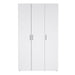 Pepe Wardrobe with 3 Doors in Oak with White High Gloss