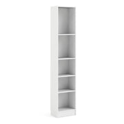 Basic Tall Narrow Bookcase (4 Shelves)
