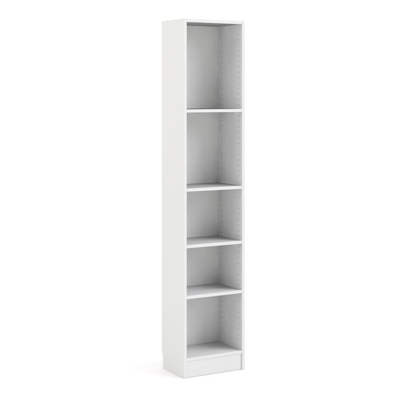 Basic Tall Narrow Bookcase (4 Shelves)