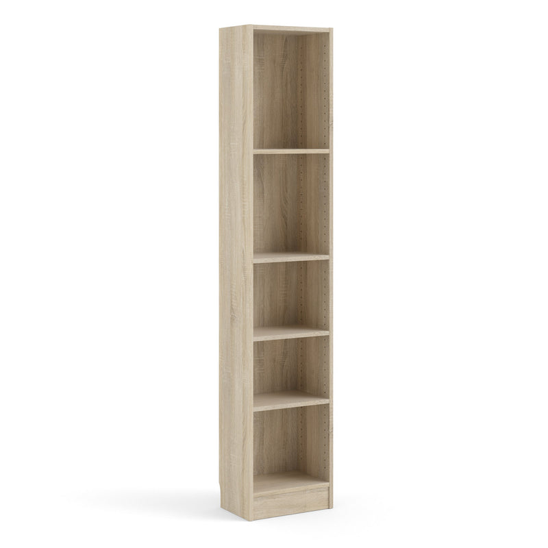 Basic Tall Narrow Bookcase (4 Shelves)
