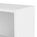 Basic Tall Wide Bookcase (4 Shelves) in White