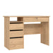 Function Plus 4 Drawer Desk Handleless Drawer in Jackson Hickory Oak