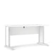Prima Desk 150cm in White with White Legs