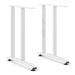 Prima Desk 150cm in White with White Legs