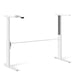 Prima Desk 150cm in White with Height Adjustable Legs with Electric Control in White