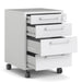 Prima Mobile Cabinet in White