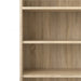 Prima Bookcase 3 Shelves with 2 Drawers 2 Doors in Oak