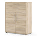 Prima Bookcase 1 Shelf with 2 Drawers 2 Doors in Oak