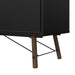 Ry Sideboard 2 Doors 2 Drawers in Matt Black Walnut