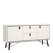 Ry Sideboard 2 Doors 2 Drawers in Matt White