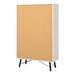 Ry China Cabinet 1 Door 1 Glass Door 1 Drawer in Matt White