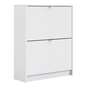 Shoes Shoe Cabinet 2 Flip Down Doors and 2 layers