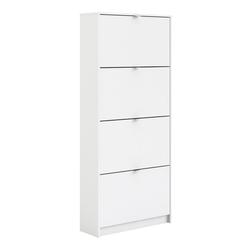 Shoes Shoe Cabinet 4 Flip Down Doors and 2 layers