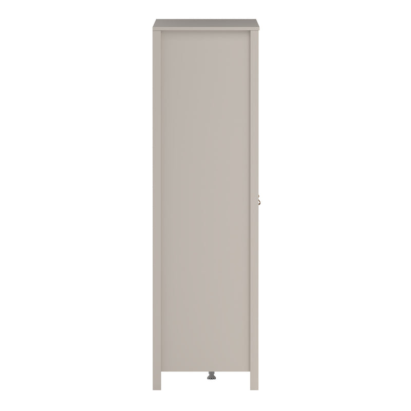 Barcelona Wardrobe with 2 Doors + 1 Mirror Door + 2 Drawers in Cashmere