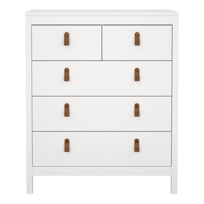 Barcelona Chest 3+2 Drawers in White