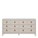 Barcelona Double Dresser 4+4 Drawers in Cashmere