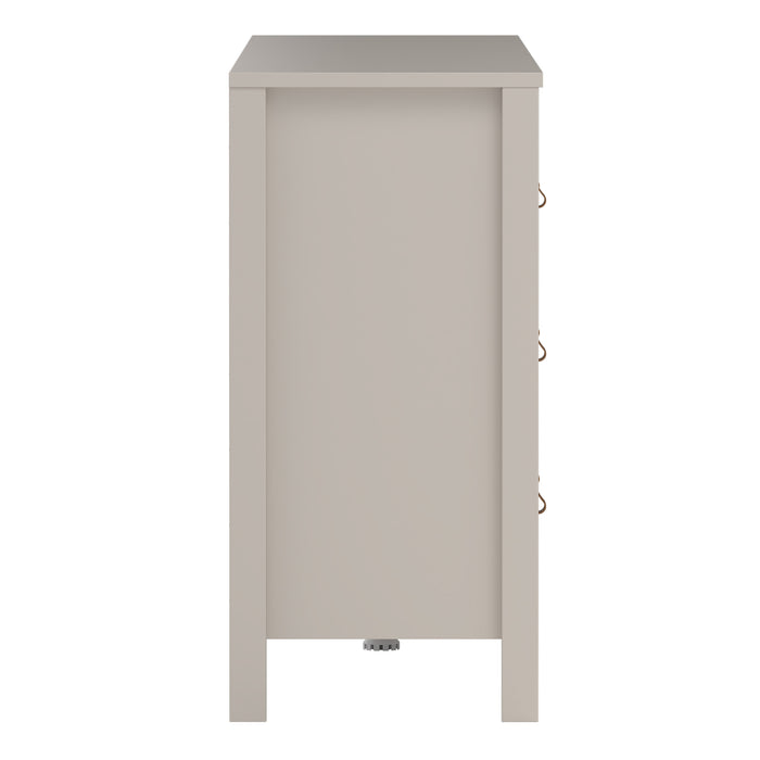 Barcelona Double Dresser 4+4 Drawers in Cashmere
