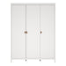 Barcelona Wardrobe with 3 Doors in White