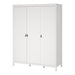 Barcelona Wardrobe with 3 Doors in White