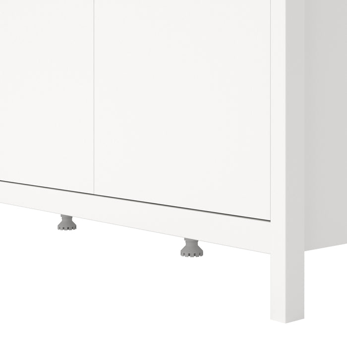 Barcelona Wardrobe with 3 Doors in White