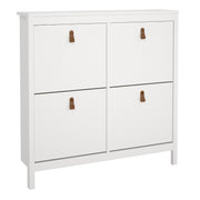 Barcelona Shoe Cabinet 4 Flip Down Doors