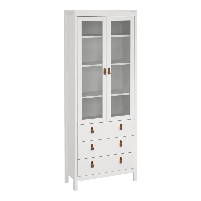 Barcelona China Cabinet 2 Doors with 3 Drawers
