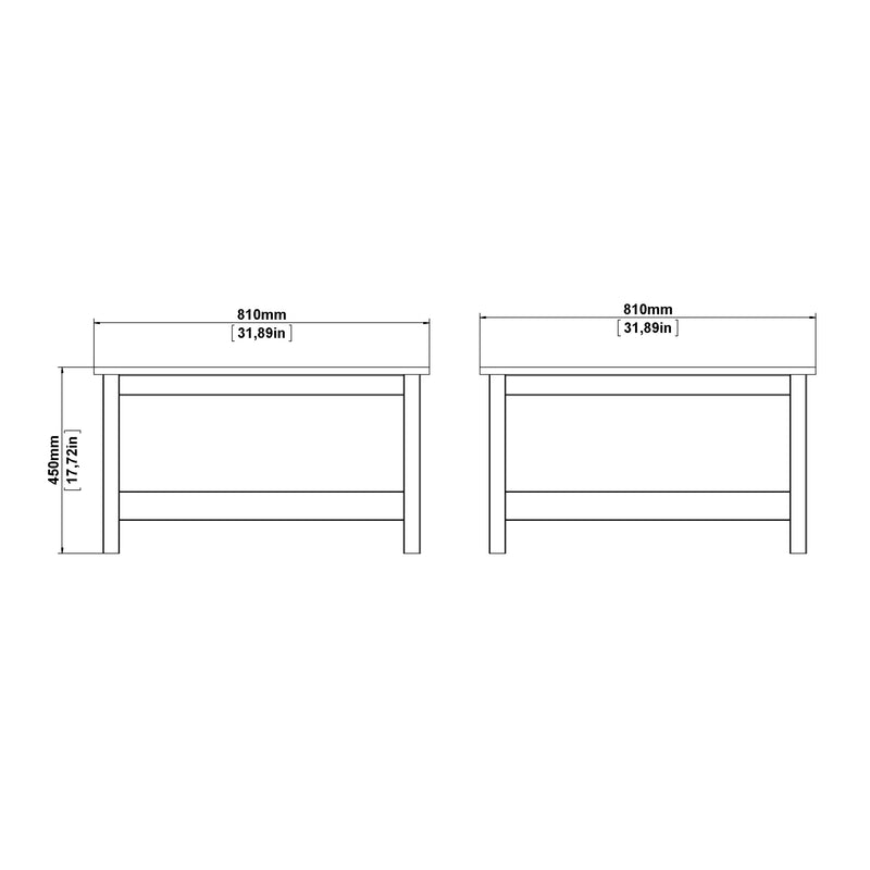 Barcelona Coffee Table in Jackson Hickory Oak