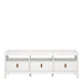 Barcelona Tv Unit 3 Drawers in White