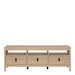 Barcelona TV-Unit 3 Drawers in Jackson Hickory Oak