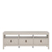 Barcelona TV Unit 3 Drawers in Cashmere