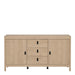 Barcelona Sideboard 2 Doors + 3 Drawers in Jackson Hickory Oak