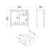 Barcelona Sideboard 2 Doors 1 Drawer in White