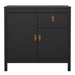 Barcelona Sideboard 2 Doors 1 Drawer in Matt Black