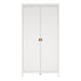Barcelona Wardrobe with 2 Doors in White