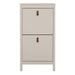 Barcelona Shoe Cabinet 2 Flip Down Doors in Cashmere