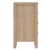 Barcelona Bedside Table 3 Drawers in Jackson Hickory Oak