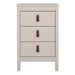 Barcelona Bedside Table 3 Drawers in Cashmere