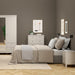 Madrid Bedside Table 2 Drawers in Cashmere