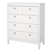 Madrid Chest 3+2 Drawers in White