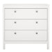 Madrid Chest 3 Drawers in White