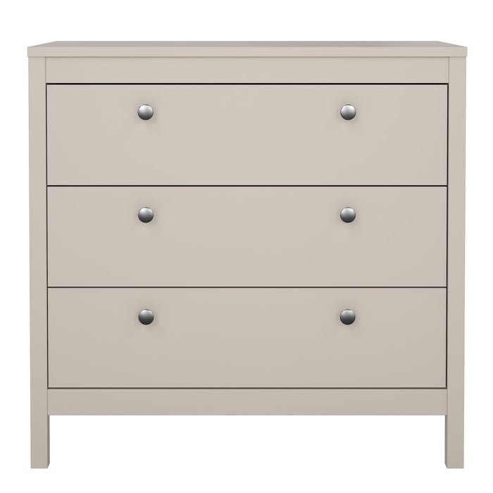 Madrid Chest 3 Drawers in Cashmere